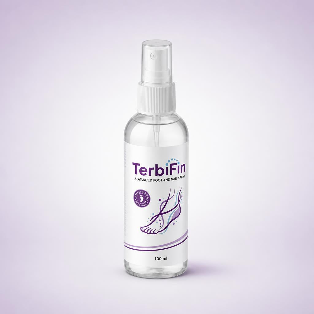 TerbiFin spray antihongos, vista lateral